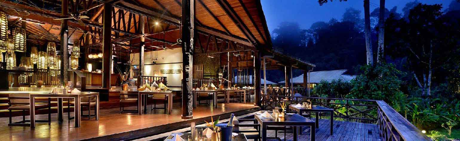 Borneo Rainforest Lodge restaurant